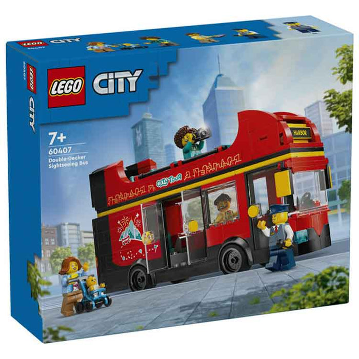 LEGO 60407 Red Double-Decker Sightseeing Bus