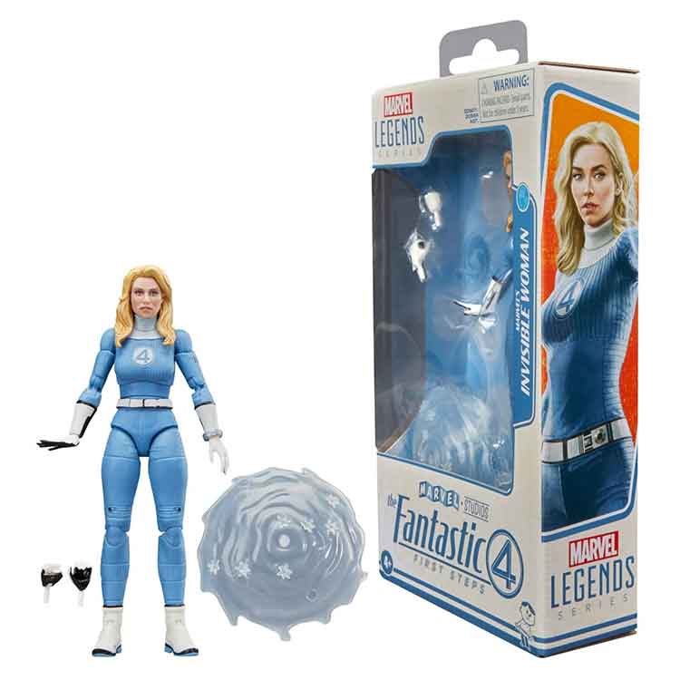 The Fantastic Four: First Steps Marvel Legends Series Invisible Woman Sue Storm 6-Inch Action Figure