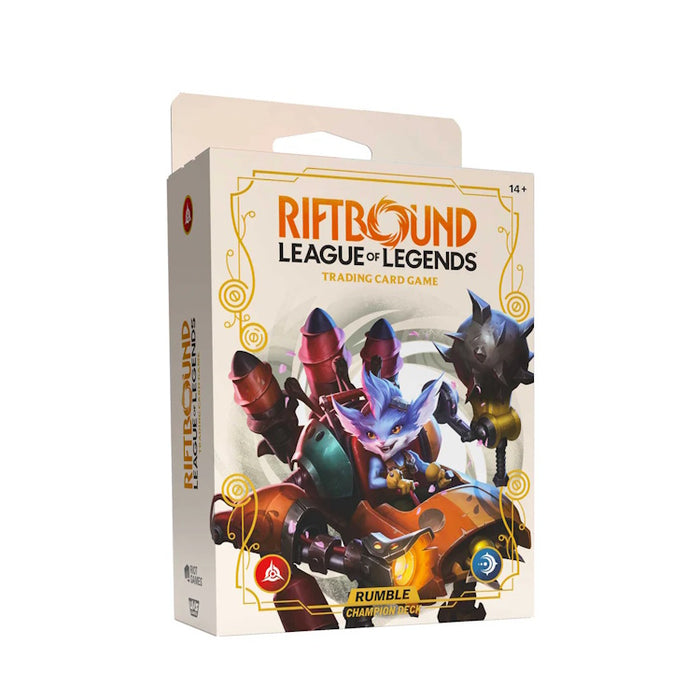 Riftbound: League of Legends Trading Card Game - Spiritforged Champion Deck - Rumble