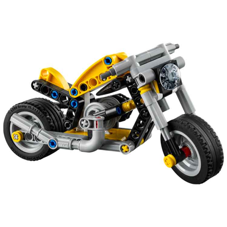 LEGO 42225 Yellow Motorcycle