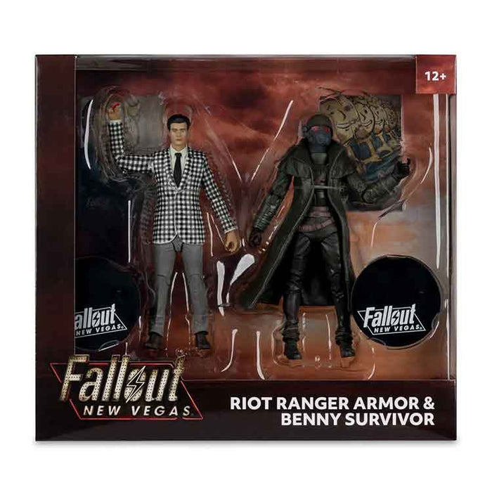 Fallout New Vegas Riot Ranger Armor and Benny 7-Inch Scale Action Figure 2-Pack - Exclusive