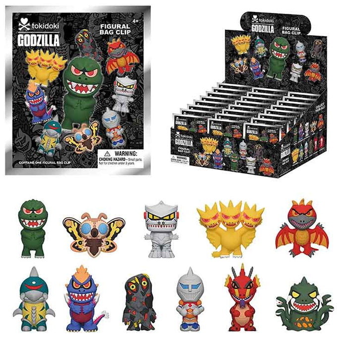 Godzilla x Tokidoki 3D Foam Bag Clip