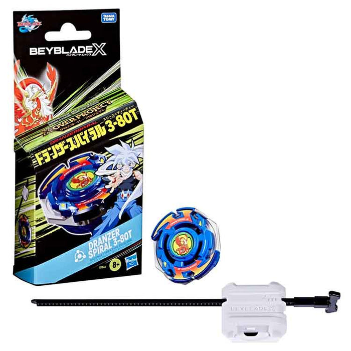 Beyblade X X-Over Project Dranzer Spiral 3-80T Starter Pack Set