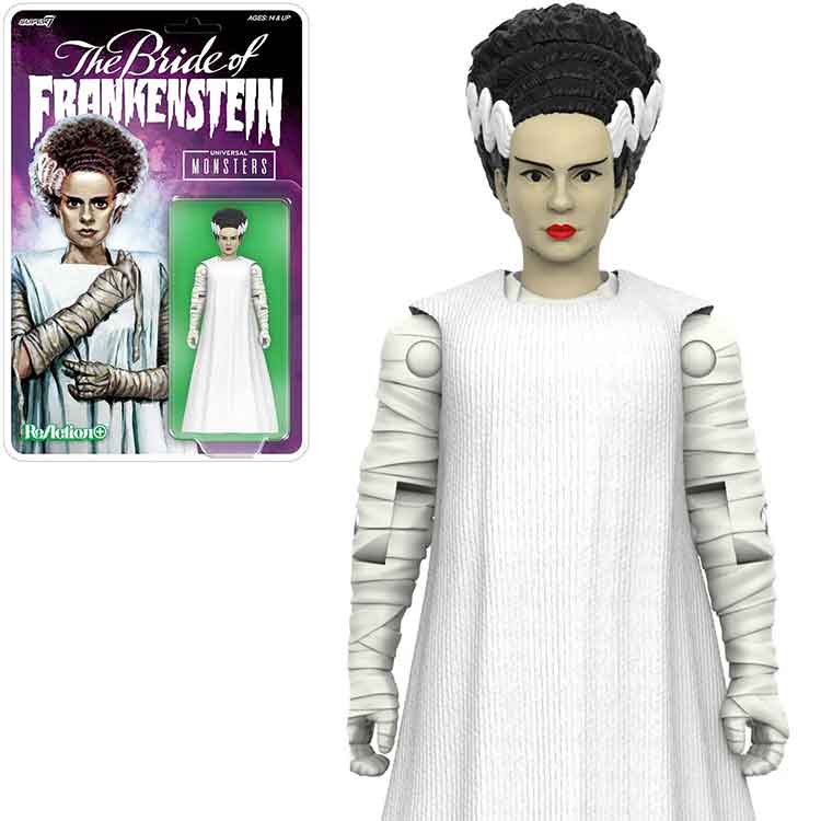 Universal Monsters Bride of Frankenstein 3 3/4-inch ReAction+ Figure