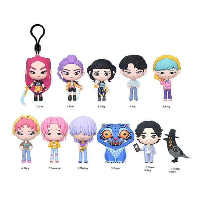 KPop Demon Hunters 3D Foam Bag Clip