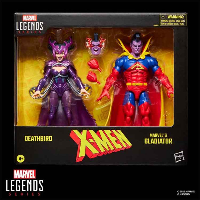 X-Men Marvel Legends Series Deathbird & Marvel’s Gladiator 6-Inch Action Figures
