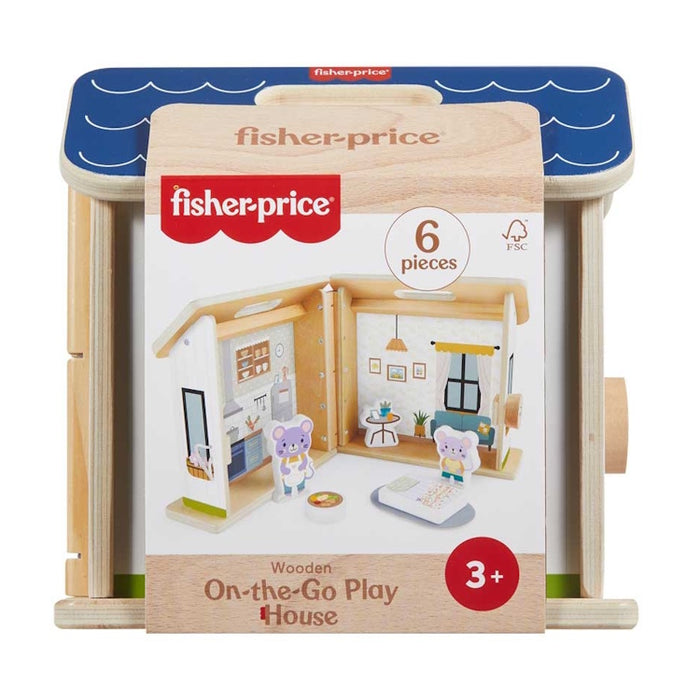 Fisher Price Wooden on-the-go Play House