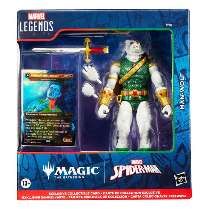 Marvel Legends Magic: The Gathering Action Figure Man-Wolf (plus Exclusive Foil Card)