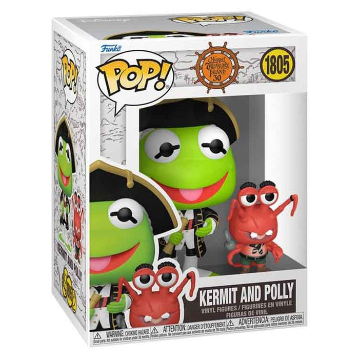 Funko Muppet Treasure Island POP! Pop! & Buddy Vinyl Kermit & Polly