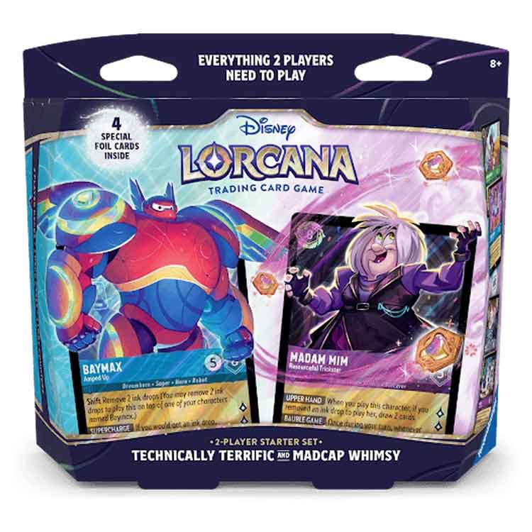 Disney Lorcana: 2 Player Starter Set (Technically Terrific & Madcap Wh ...