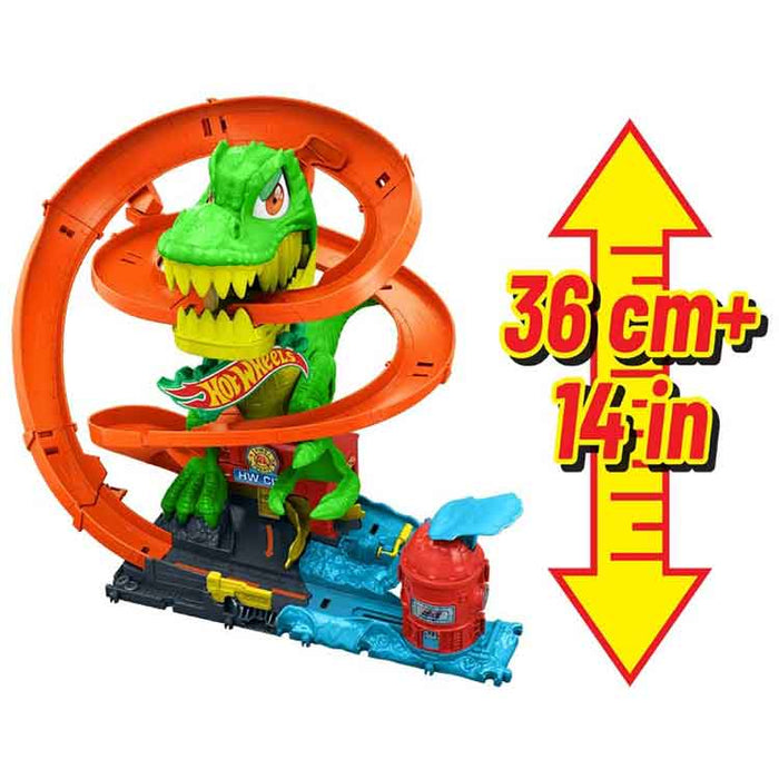 Hot Wheels City T-Rex Fire Station