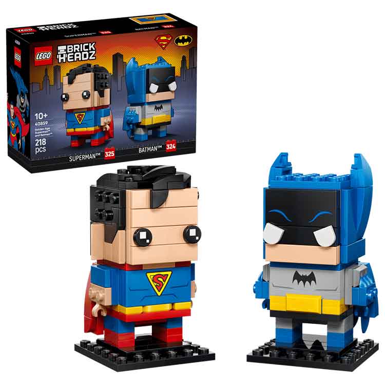 LEGO 40859 Golden Age Superman and Batman Figures