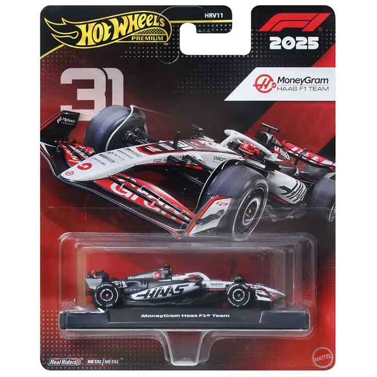 Hot Wheels Premium Formula 1: Moneygram Haas F1 Team Esteban