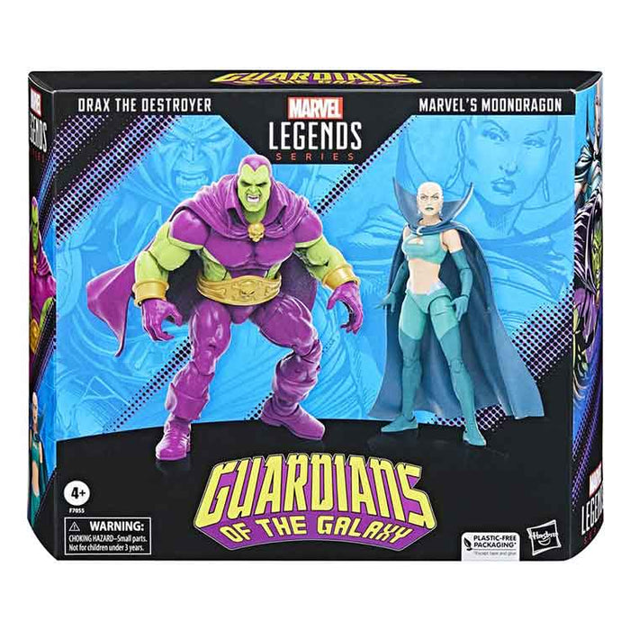 Guardians of the Galaxy Marvel Legends Action Figure 2-Pack Drax the Destroyer & Marvel's Moondragon