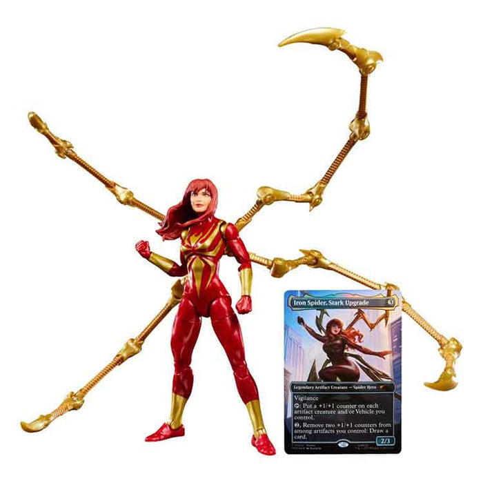 Marvel Legends Magic: The Gathering Action Figure Mary Jane Watson (Iron Spider) (plus Exclusive Foil Card) 15 cm
