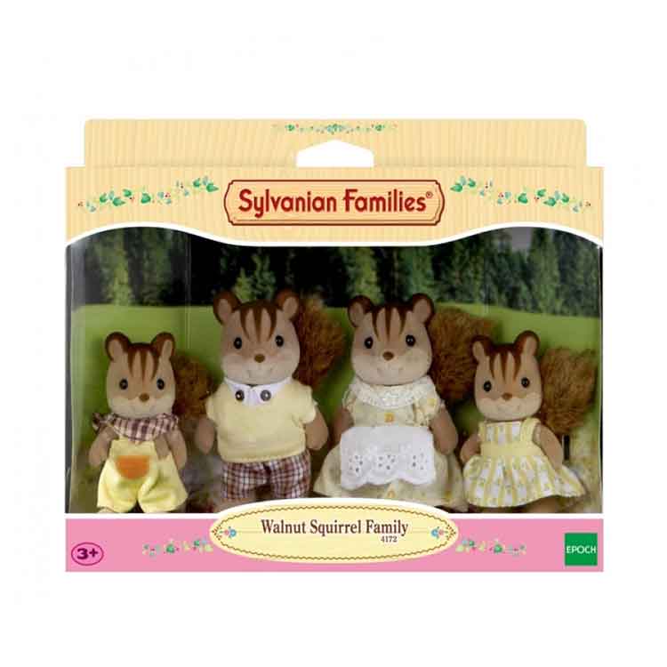 Sylvanian Families Walnut Squirrel Family