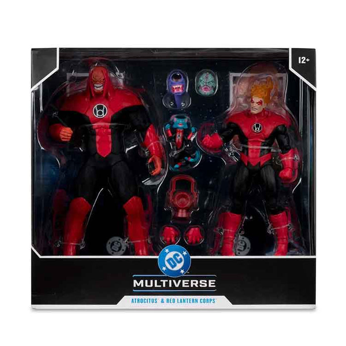 DC Multiverse Atrocitus Megafig and Red Lantern Corps Green Lantern 7-Inch Scale Action Figure 2-Pack