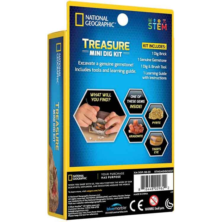National Geographic Impulse Treasure Mini Dig Kit