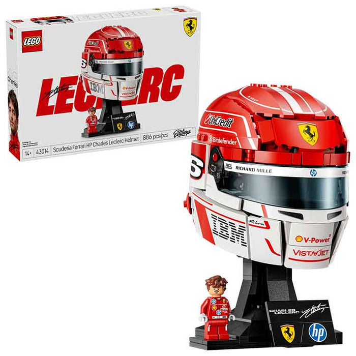 LEGO 43014 Scuderia Ferrari HP Charles Leclerc Helmet
