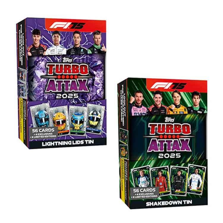 F1 Turbo Attax 2025 Mega Tin