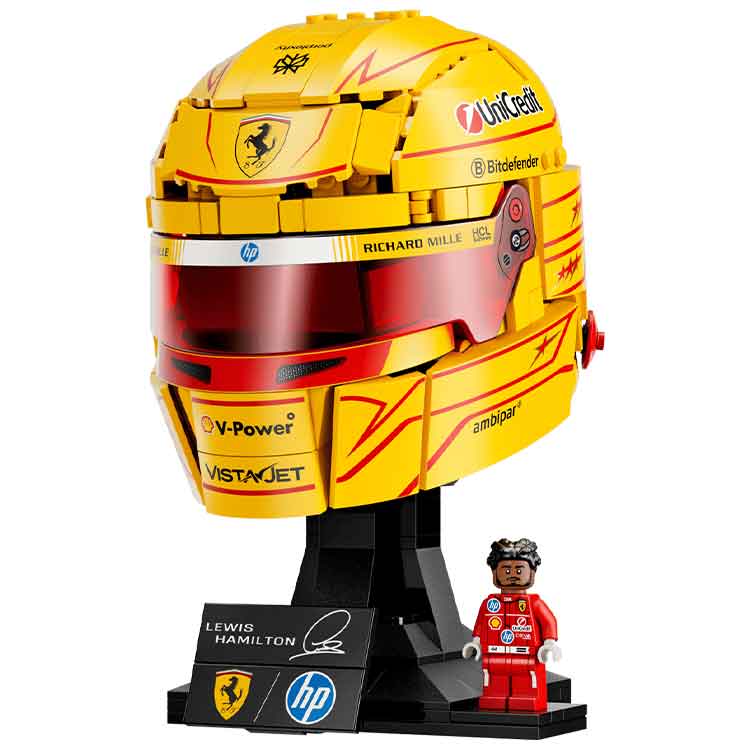 LEGO 43022 Scuderia Ferrari HP Lewis Hamilton Helmet