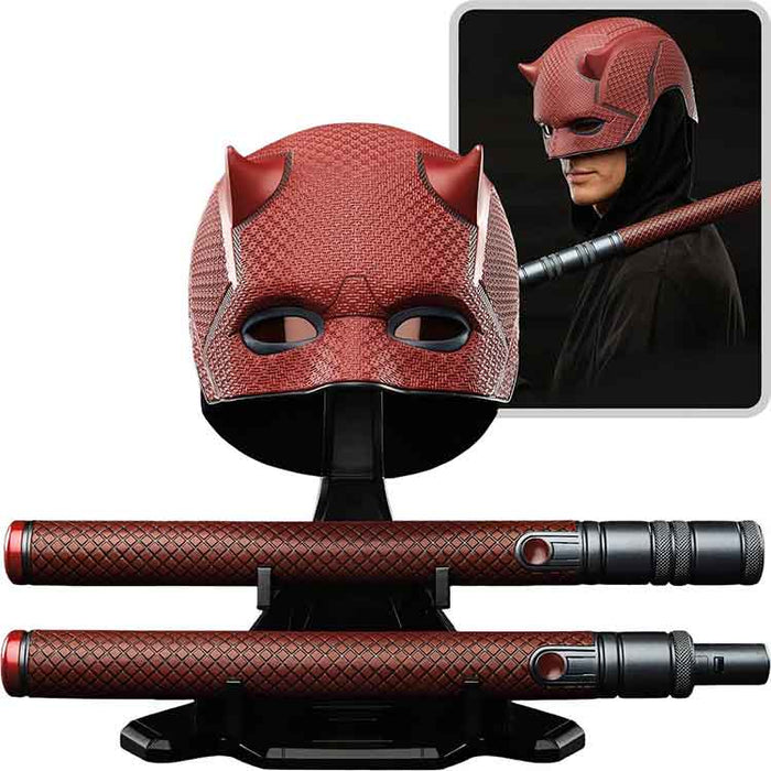 Daredevil Marvel Legends Daredevil: Born Again Mask and Billy Club Prop Replicas