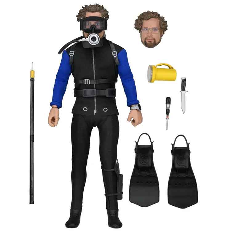 Jaws Matt Hooper Shark Cage 8-Inch Scale Clothed Action Figure