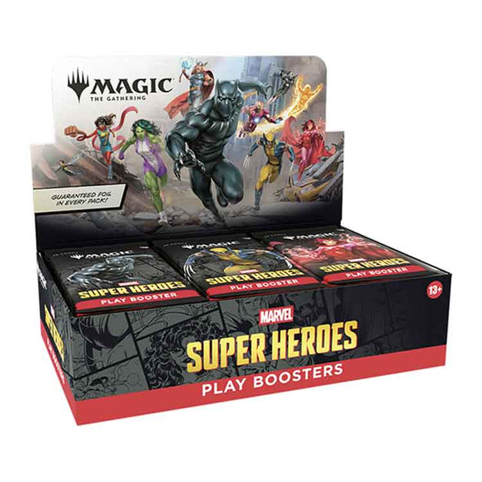 Magic The Gathering -  Marvel Super Heroes Play Booster Display