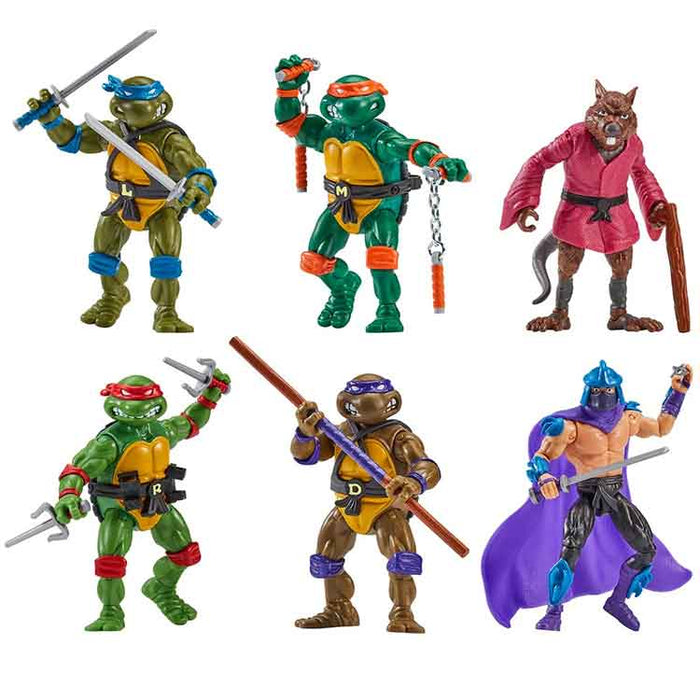 Teenage Mutant Ninja Turtles Remastered Action Figure 6-Pack