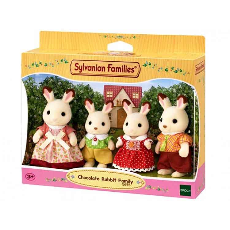 Sylvanian Families - Chocolate Rabbit Family