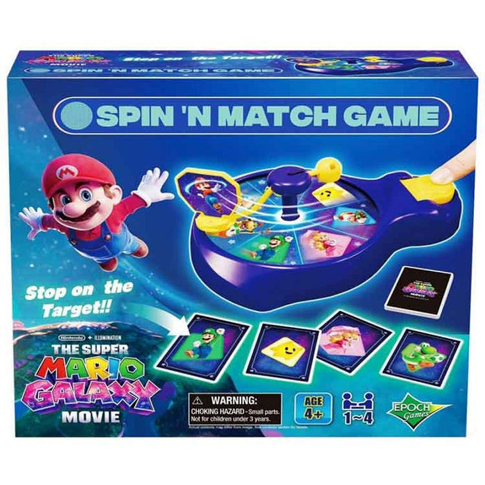Super Mario Galaxy Movie Spin 'n Match Game