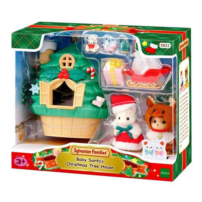 Sylvanian Families - Baby Santa's Christmas Tree House