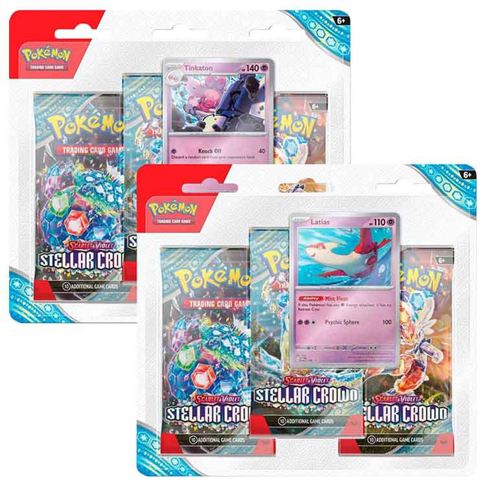 Pokémon TCG: Scarlet & Violet 7 - Stellar Crown - 3-Pack