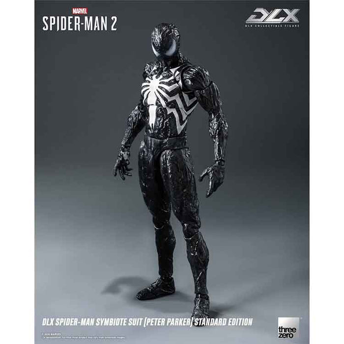 Marvel Spider-Man 2 Spider-Man Symbiote Suit Peter Parker Standard Edition DLX Action Figure