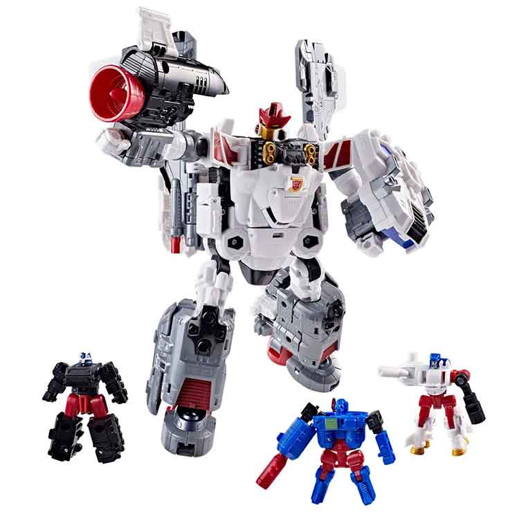 Transformers Generations Age of the Primes Commander Armada Jetfire with Requiem Blaster