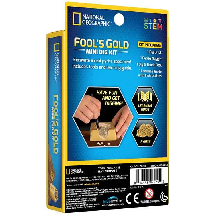 National Geographic Impulse Mini Dig Fools Gold