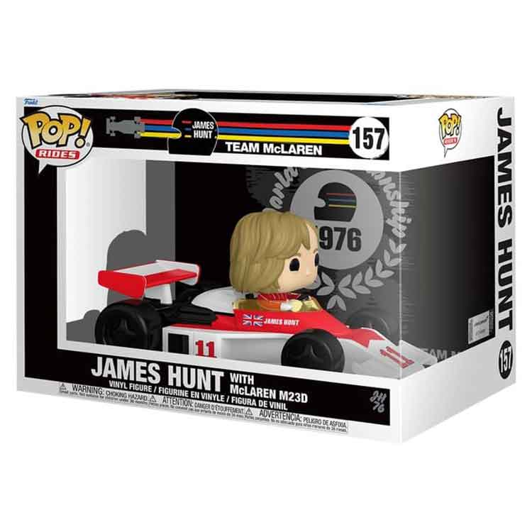 Funko Formula 1 POP! Rides Super Deluxe Vinyl Figure McLaren- Hunt ('76)