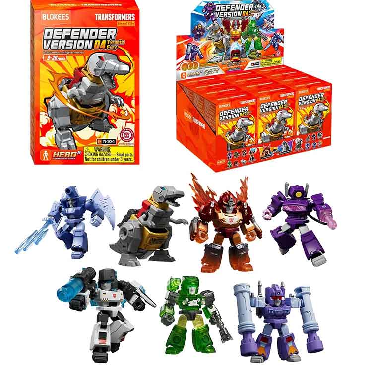 Transformers Defender Version Wave 4 Tyrants Fury Mini Model Kit
