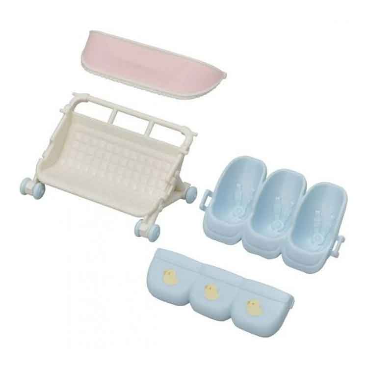 Sylvanian Families Triplets Stroller
