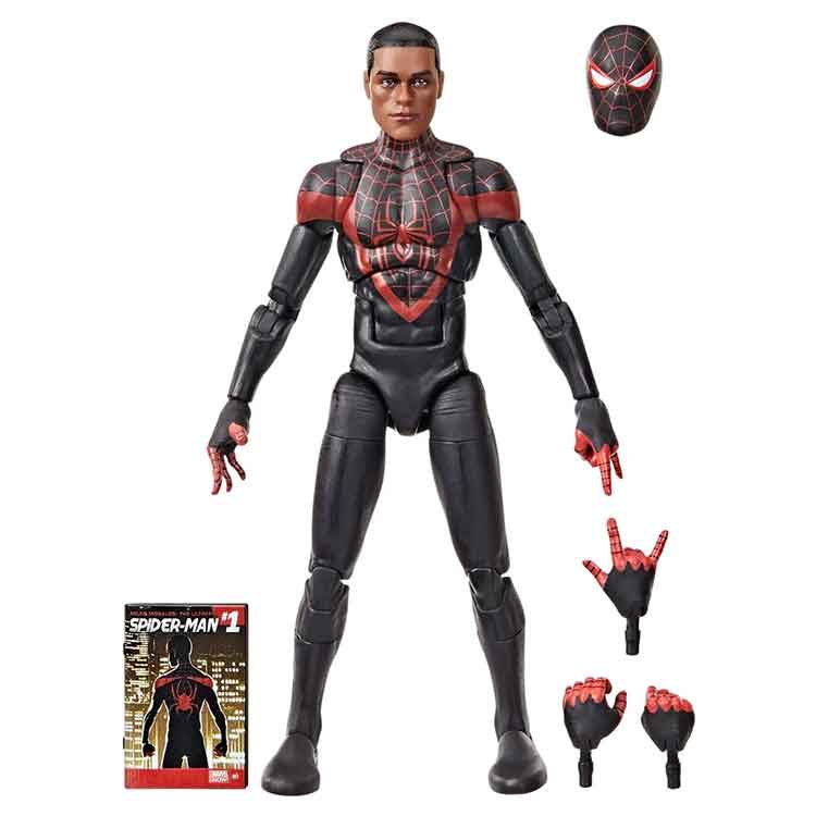 Marvel Legends Ultimate Spider-Man Miles Morales Comics-Inspired 6-Inch Action Figure
