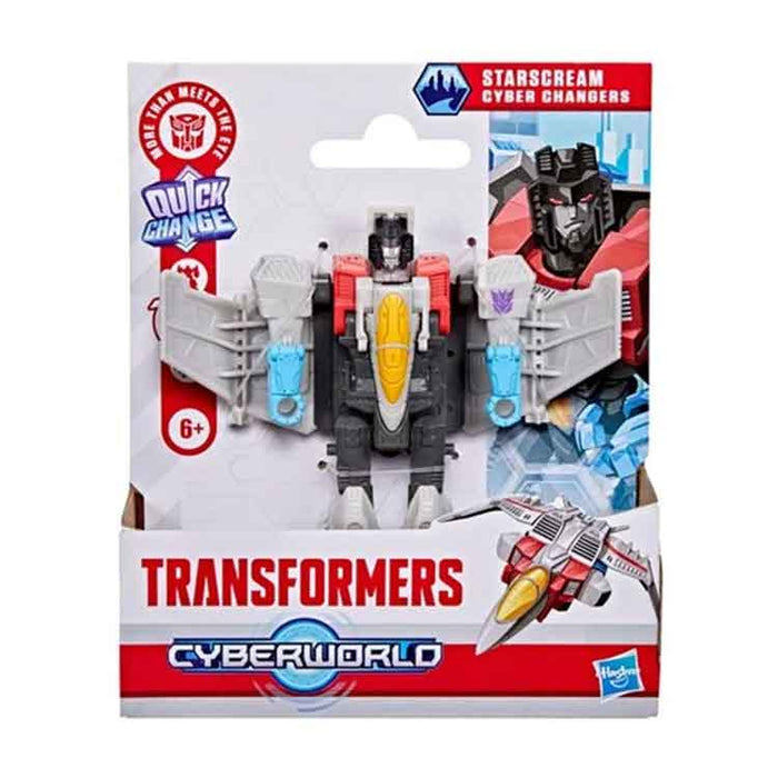 Transformers Cyberworld Starscream Cyber Changers 4-Inch Action Figure