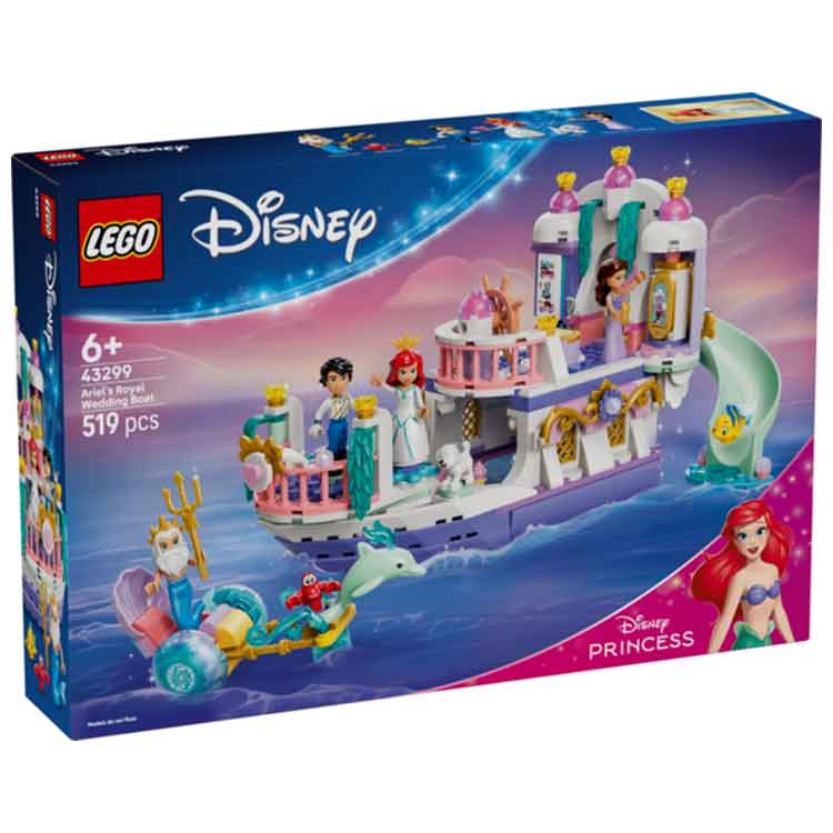 LEGO 43299 Ariel's Royal Wedding Boat