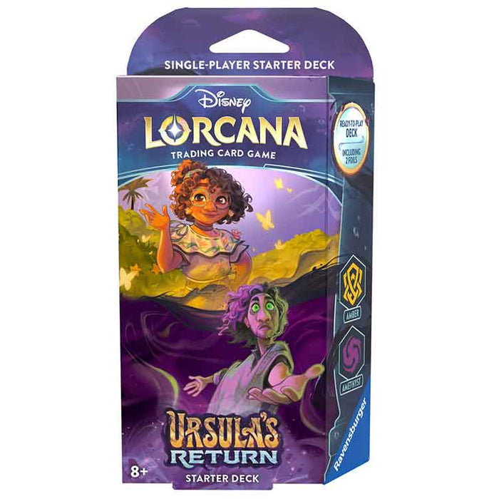 Disney Lorcana: Ursula's Return Starter Deck - Amber & Amethyst (Mirabel & Bruno)