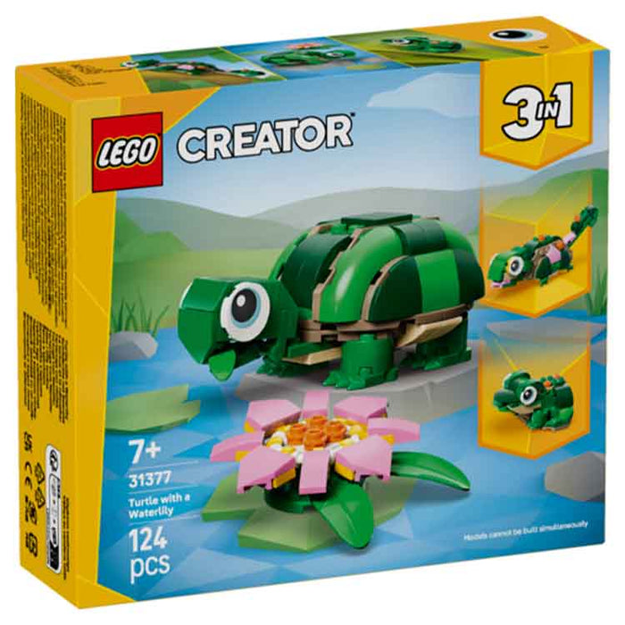 LEGO 31377 Turtle with a Water Lily Flower