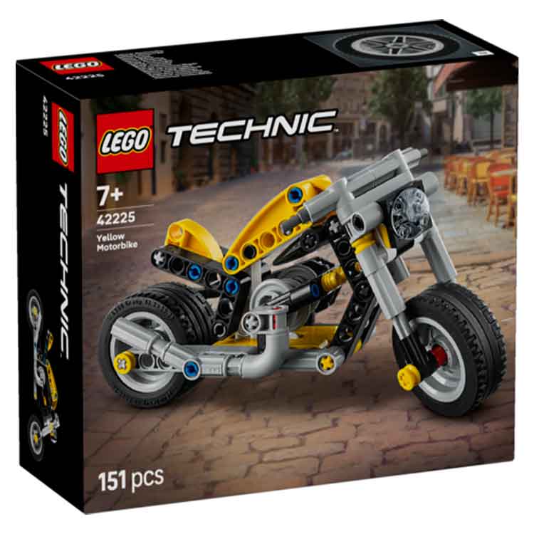 LEGO 42225 Yellow Motorcycle