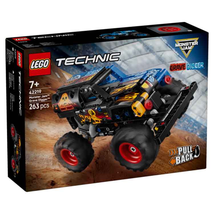 LEGO 42219 Monster Jam Grave Digger Fire and Ice