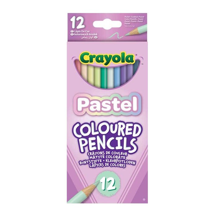 Crayola 12 Pastel Coloured Pencils