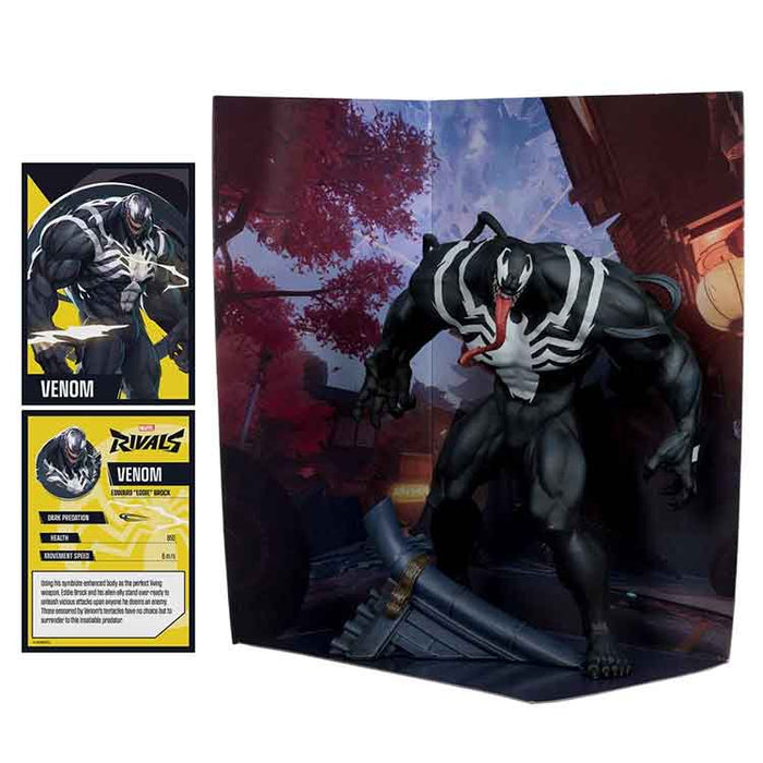 Marvel Rivals Wave 1 Venom 1:6 Scale Posed Figure with Scene and Comic
