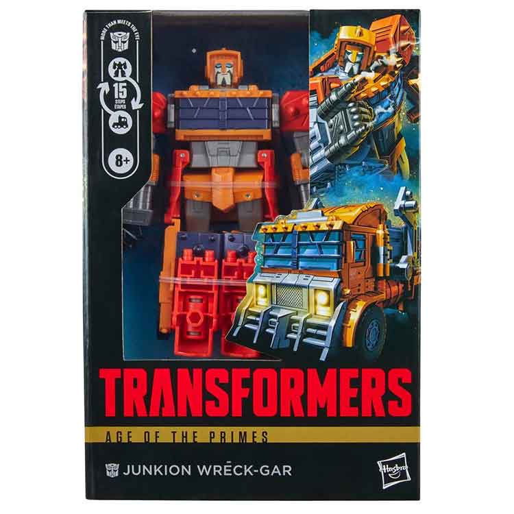 Transformers Age of the Primes Voyager Class Animated Junkion Wreck-Gar