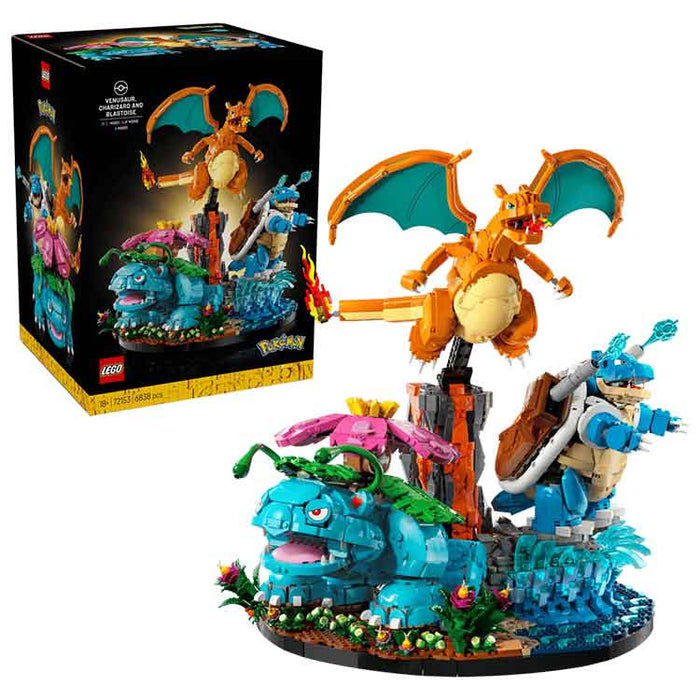 LEGO 72153 Venusaur, Charizard and Blastoise